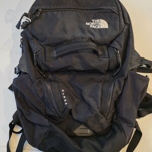 The North Face Surge Black Backpack